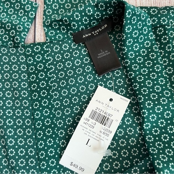 Ann Taylor Scoop Neck Dress Top Large NWT - Picture 4 of 7